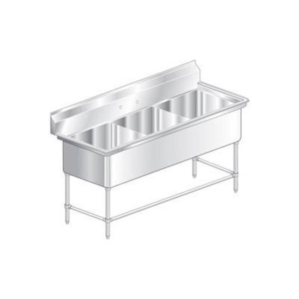 Aero Aero Manufacturing CompanyÂ Aero  Aerospec Three Compartment NSF Sink 2F3-2424